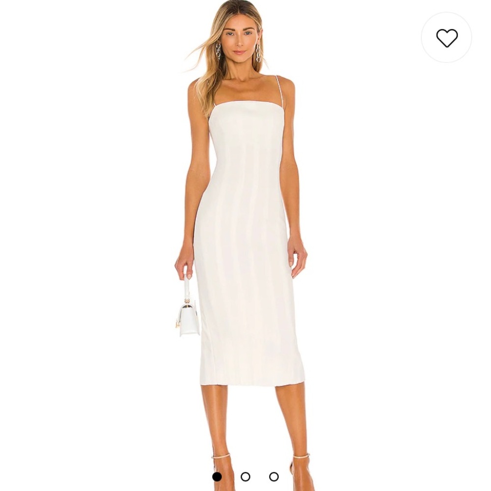 Ivory dress by MISHA from revolve collection. Worn once, basically new